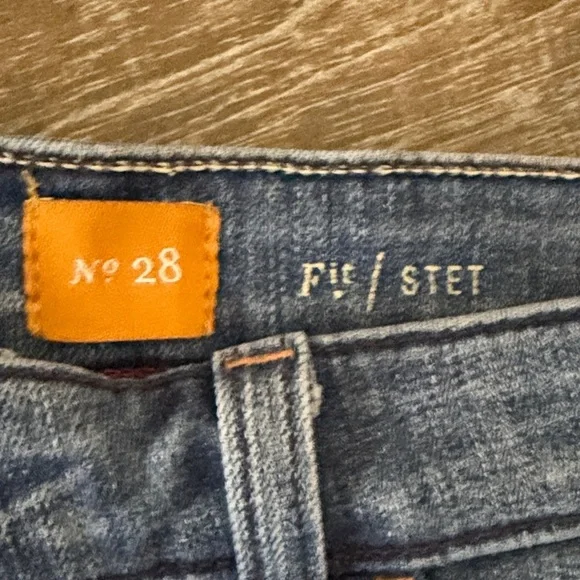 Pilcro And The Letterpress Denim Shorts Size 28 - Picture 3 of 9